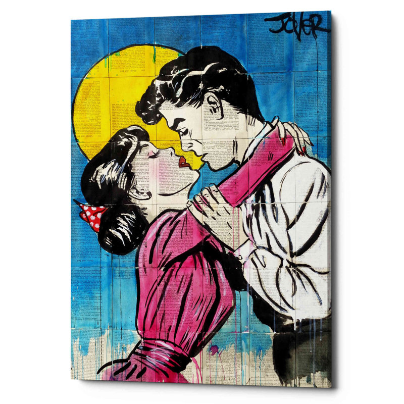 « love moon pop », reproduction d’impression sur toile, H 60 po x l 40 po x P 1,5 po