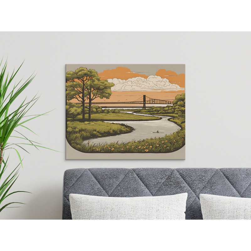 Nunnally Wrapped Canvas Print Set, 36x24