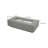 Madison 60" Rectangular Concrete Outdoor Fire Pit Table with Lava Rocks & Protective Cover-304456714-304456715