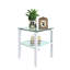 Ensemble de table de groupage 4 pieds et 2 pieds Eriq avec rangement, table de cocktail, table de salon-1684059128