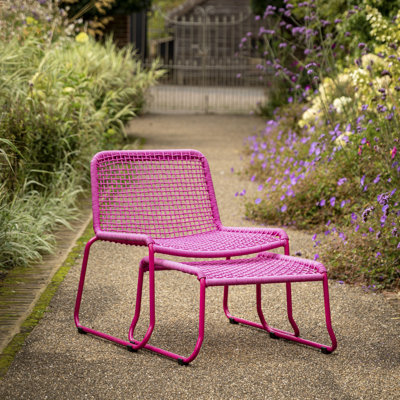 Akya Outdoor Lounge Chair with Footstool