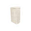 Wicker Lined Corner Laundry Bin Basket-45117809-45117806