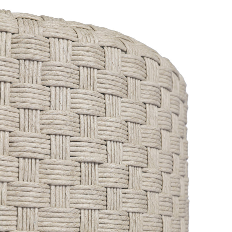 Abney Outdoor End Table, Vintage White