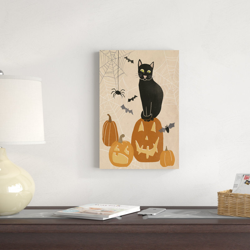 Pumpkin Patch Cats II, H 18 po x l 12 po x P 1,25 po
