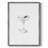 Dressed in White Martini Framed Print - Solid Wood-2070394814