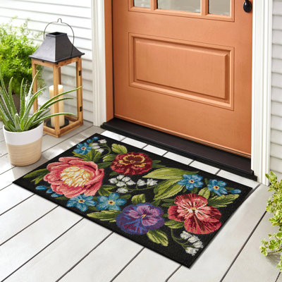 Andreane Secret Garden Indoor/Outdoor Kitchen Mat