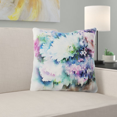 Catarina Watercolour Throw Pillow