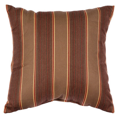 Sunbrella Outdoor Stripe 17" Square Pillow