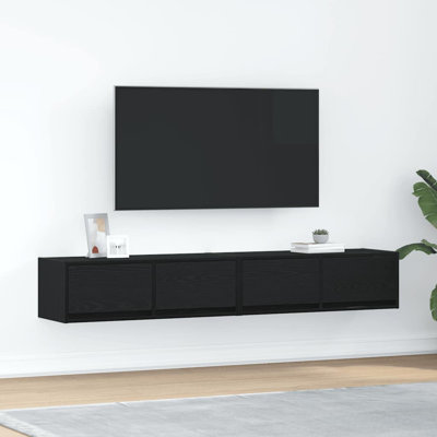 Unfinished Floating TV Stand for TVs up to 40"