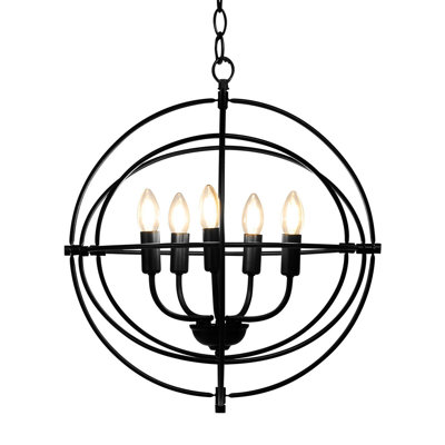 Dahlia 5 - Light Sphere Pendant