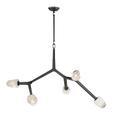 Dreanda 5 - Light Dimmable Modern Linear Chandelier
