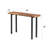Cuzzort 50'' Solid Wood Top Console Table