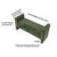 Banc de rangement en tissu Teddy-460738798