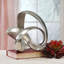 Decorative Metal Knot Sculpture Figurine for Home Decor - Modern Decorative Object for Shelf Display or Living Room Decoration - Silver-1672896265-1712872221
