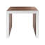 Banc moderne en bois de noyer avec base en acier inoxydable - Polyvalent pour l'entrée, la chambre à coucher ou les sièges de salle à manger-754193366