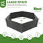 Jardinière surélevée galvanisée Hexagon 70x60x18-668928837