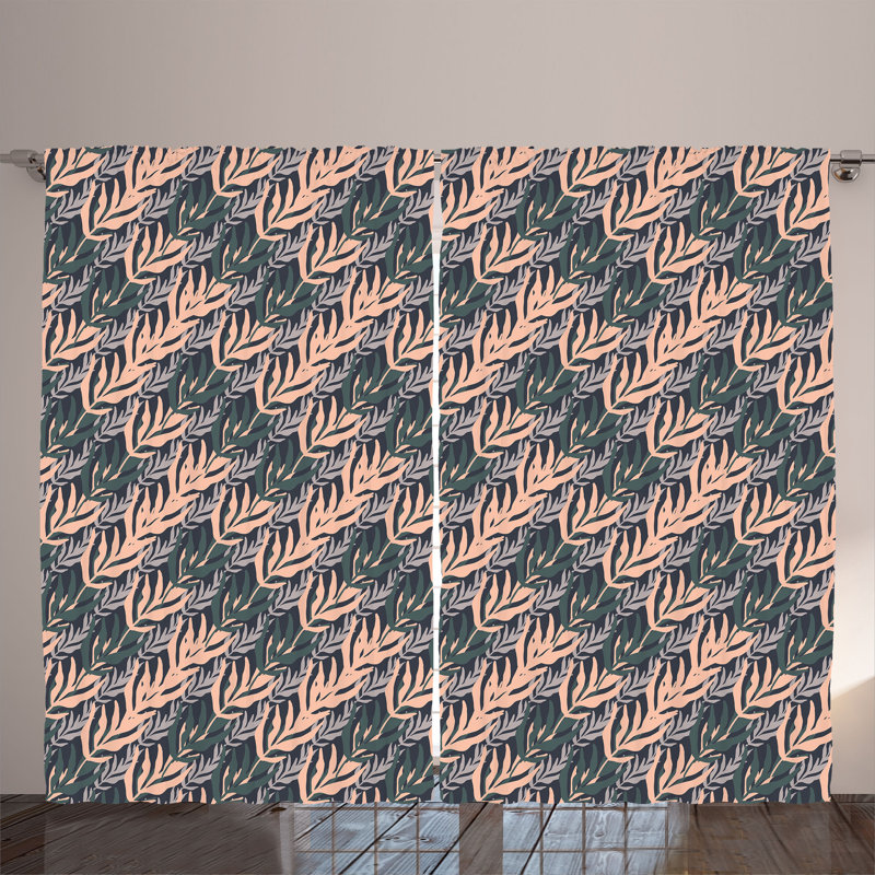 Semi Sheer Curtain Pair