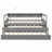 Twin XL Wood Daybed with 2 Trundles, 3 Storage Cubbies, 1 Light for Free and USB Charging Design-388698780
