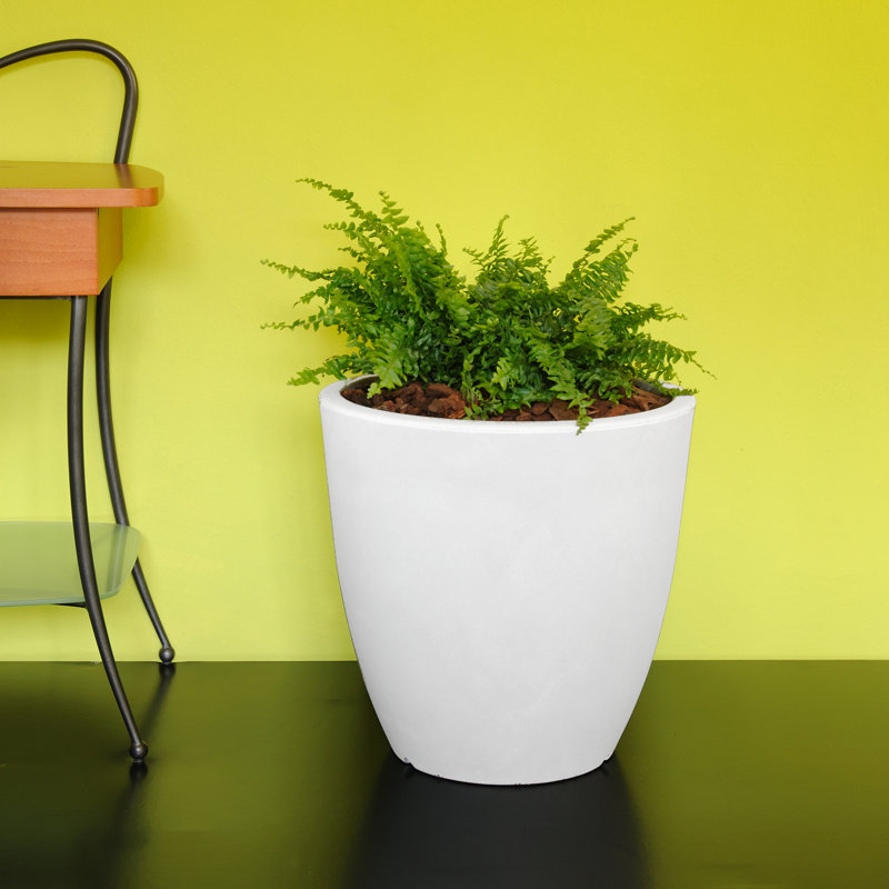 Grezzju Planter, 40cm H x 40cm W x 40cm D, White