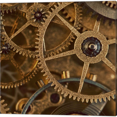 " Copper Cogs Close up 1 & 2 " 2 Piece Art Graphic Art Print