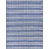 Nova Striped Area Rug in Blue