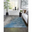 Tapis intérieur / extérieur en polypropylène abstrait océanique-590626571
