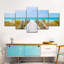 Turks and Caicos Walkway on Canvas, ensemble de 5 pièces-861732766