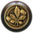 Laiton antique bois de noyer foncé