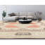 Hand-Knotted High-Quality Rust and Ivory Area Rug