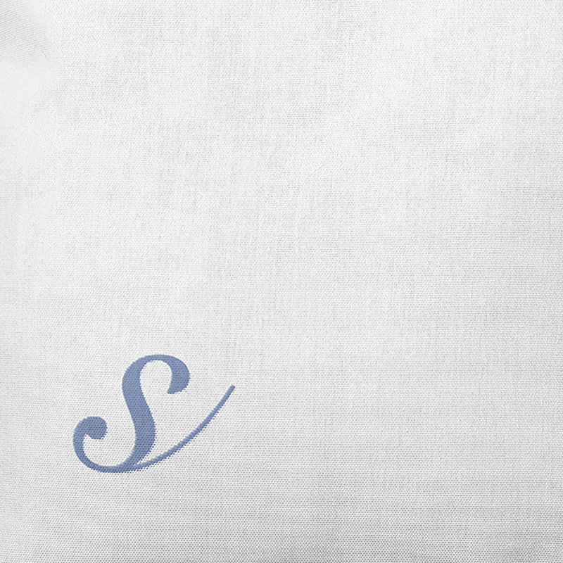 Monogram Design Collection Reversible Throw Pillow, 26"x26", Blue, S