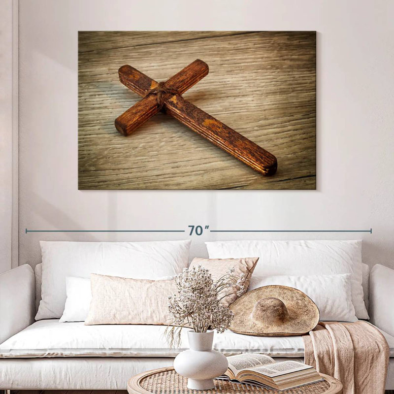 Adella Old Rugged Cross, 32" H x 48" W
