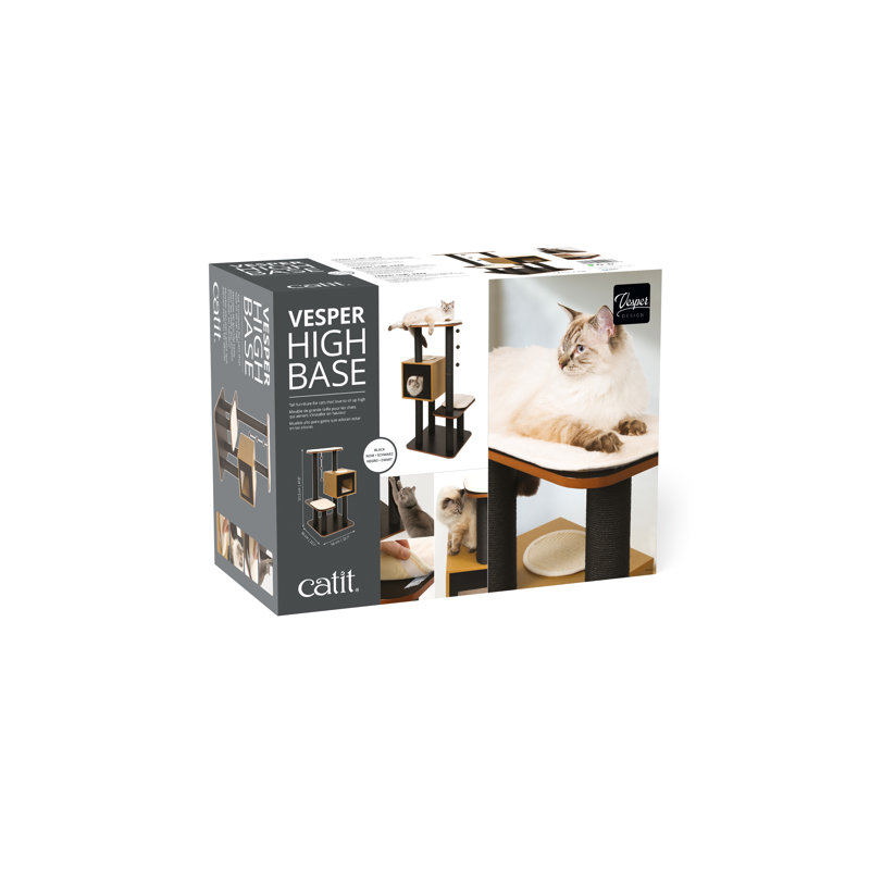 Catit Vesper High Base Black