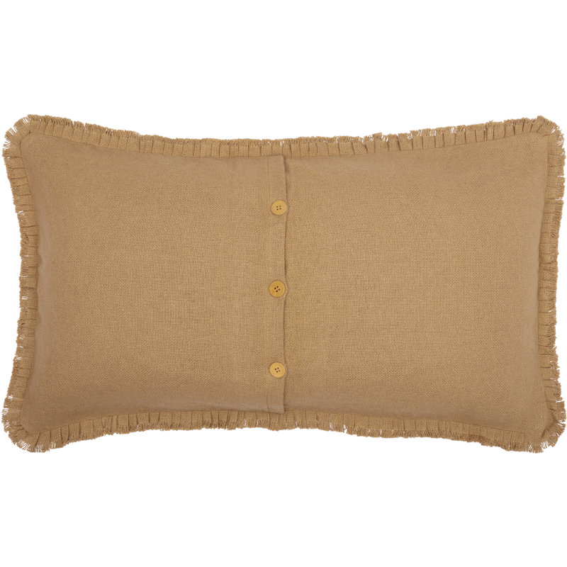 Taie décorative 100% coton Mona, Très grand, Naturel