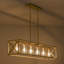 Luminaires de salle à manger en nickel brossé Modern Chandeliers-995804396