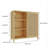 Large Capacity Single-Door Bathroom Storage Cabinet With Shelves