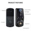 Serrure à pêne dormant simple à verrou tactile Smartkey-117487226