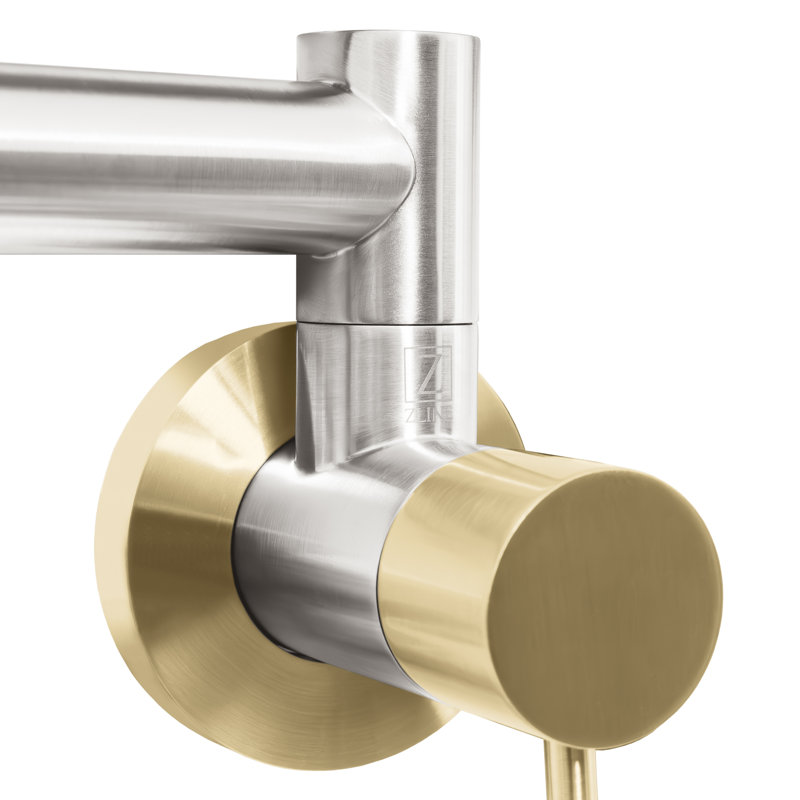 ZLINE Autograph Edition Gemini Pot Filler, Brushed Nickel;Champagne Bronze