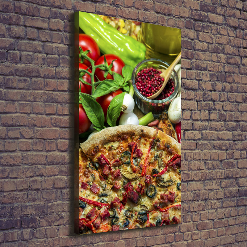 Pizza - Wrapped Canvas Print