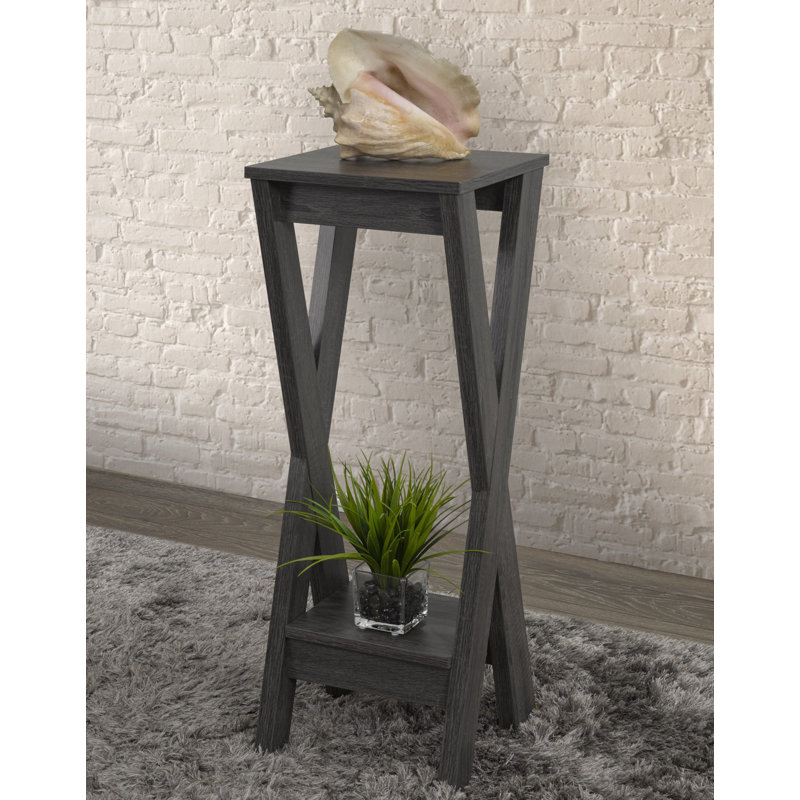 Support à plante Azareel, gris, H 31,93 po x L 11,73 po x P 11,73 po