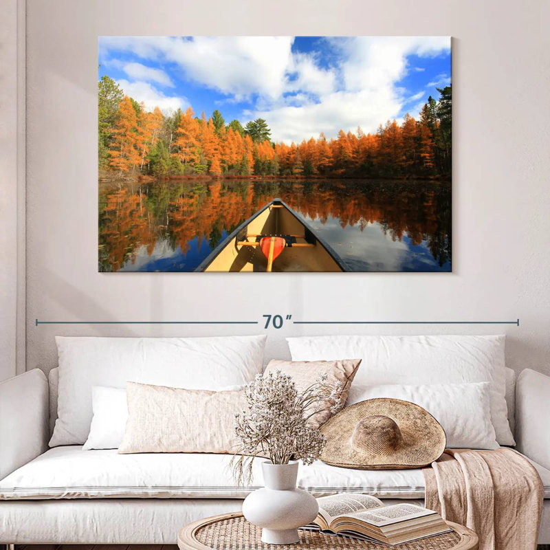 Senne Boating In Boulder Junction, 34" H x 51" W