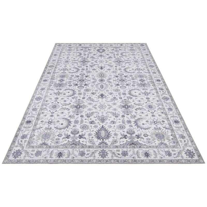 Vivana Tufted Platinum Grey Rug, Rectangle 200 x 290cm