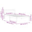 With LED Strip Lights With Headboard Solid Pine Wood-1210906020-1210906029