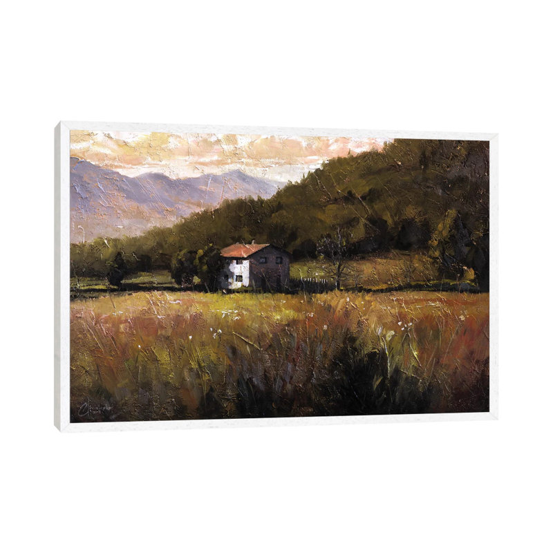 1 Piece Wall Art on Canvas, 66.04 cm H x 45.72 cm W, White Framed Canvas