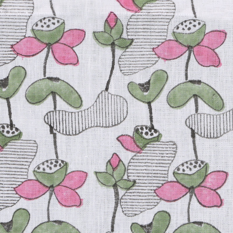 Lotus Pond Table Placemat 14" x 20", Pink