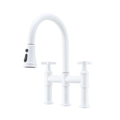 Pull Down Bridge Faucet