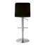 Upholstered Counter Stool with Metal Frame-585548069