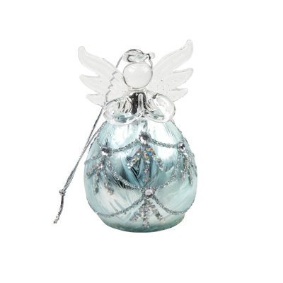 8cm Glass Hanging Figurine Ornament
