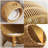 Cat-shape Rattan Cat Bed with Machine-Washable Cushion, Natural