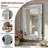 Crystal Crush Diamond Rectangle Silver Mirror