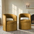Chaise de salle à manger moderne avec rangement de 25,5 po Aadhira